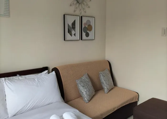 5 Spacious Studio's With Pool Near Sm & Ayala Апарт-отель
